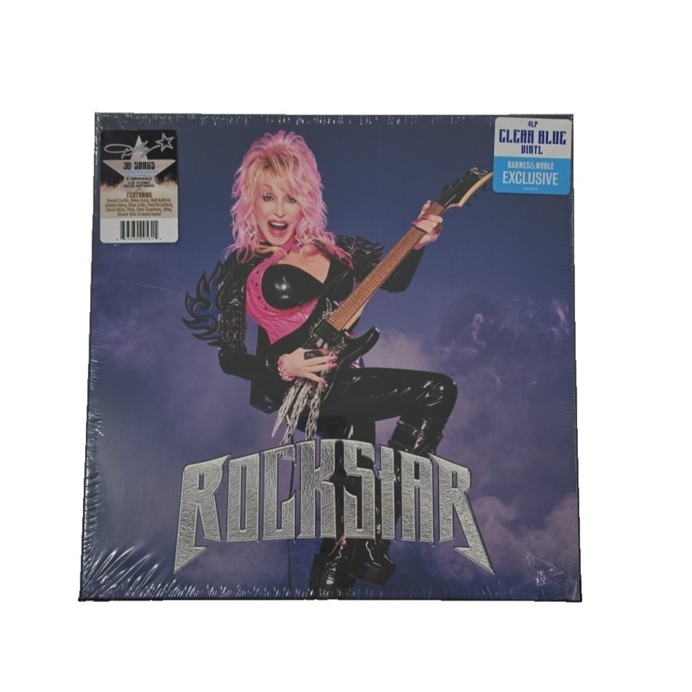 Dolly Parton Rockstar 4 Sealed Limited Edition Clear Blue Vinyl B&N NWT NIB NEW